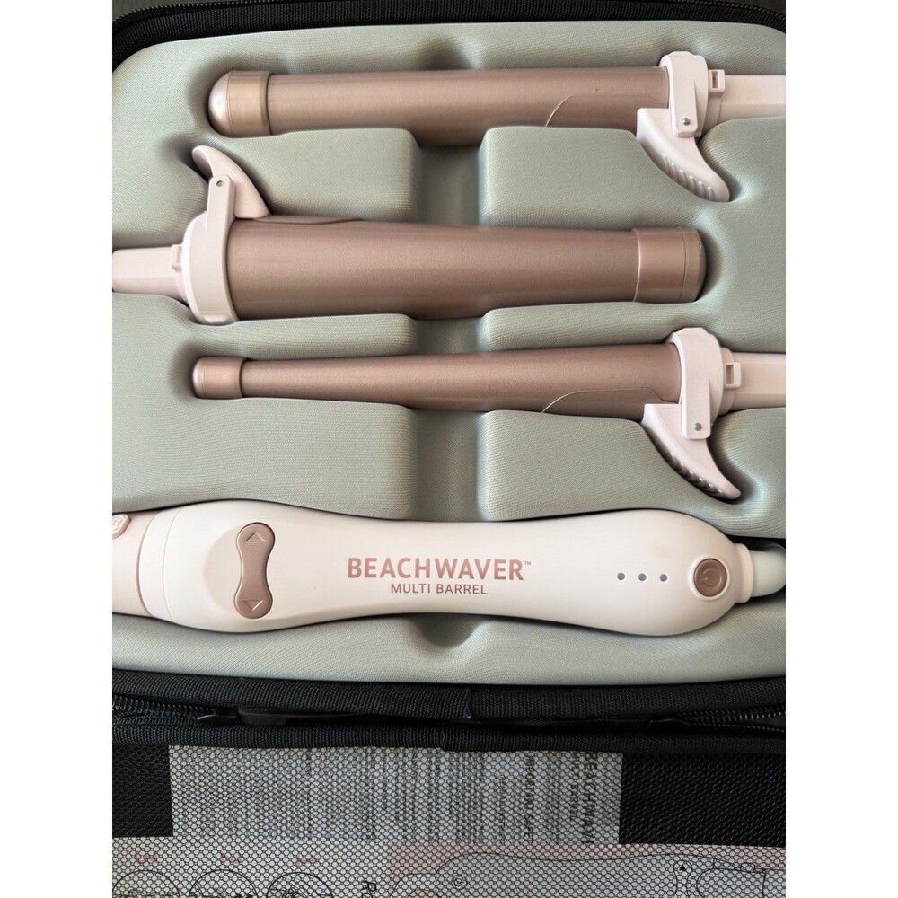 Beachwaver Multi Barrel Pink, Rose Gold w/Storage case,Open Box,See Description